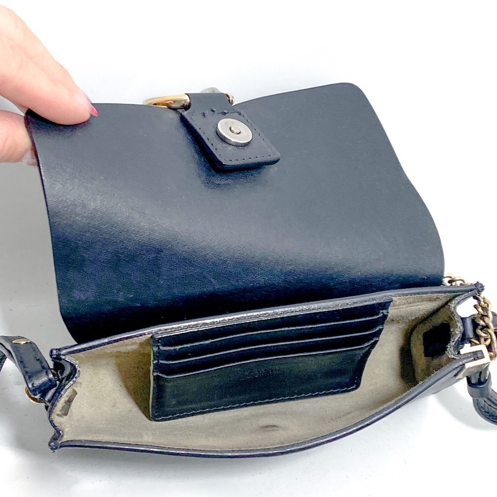 CHLOE Suede Calfskin Mini Faye Bag - Picture 8 of 14
